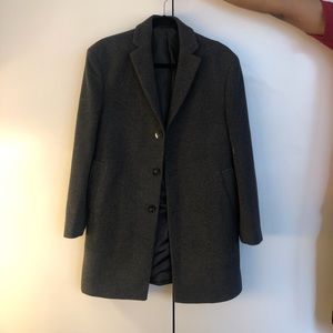 Calvin Klein wool coat in charcoal grey